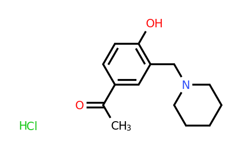 CAS 85843-13-6 | 1-{4-hydroxy-3-[(piperidin-1-yl)methyl]phenyl}ethan-1-one hydrochloride