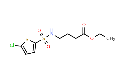 CAS 85844-86-6 | ethyl 4-(5-chlorothiophene-2-sulfonamido)butanoate