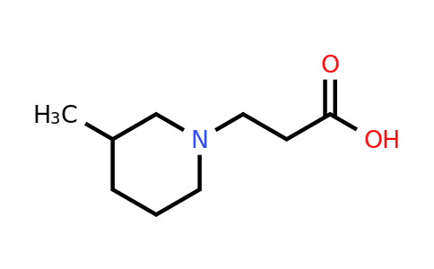 CAS 858444-38-9 | 3-(3-Methylpiperidin-1-yl)propanoic acid