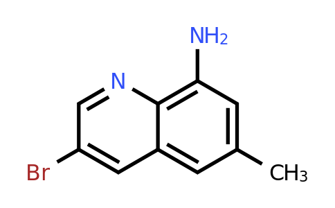 CAS 858467-30-8 | 3-Bromo-6-methylquinolin-8-amine