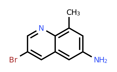 CAS 858467-31-9 | 3-Bromo-8-methylquinolin-6-amine