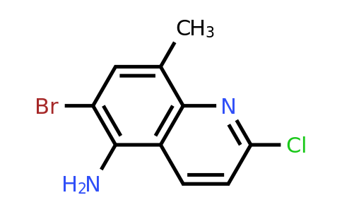 CAS 858467-33-1 | 6-Bromo-2-chloro-8-methylquinolin-5-amine