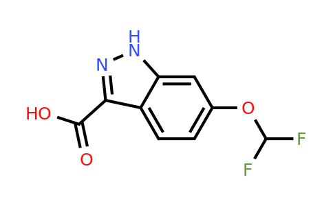 CAS 858661-80-0 | 6-Difluoromethoxy-1H-indazole-3-carboxylic acid