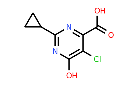 CAS 858956-26-0 | 5-Chloro-2-cyclopropyl-6-hydroxypyrimidine-4-carboxylic acid