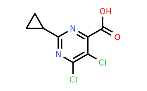 CAS 858956-27-1 | 5,6-Dichloro-2-cyclopropylpyrimidine-4-carboxylic acid