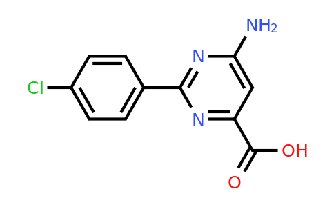 CAS 858956-28-2 | 6-Amino-2-(4-chlorophenyl)pyrimidine-4-carboxylic acid