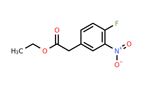 CAS 858972-16-4 | Ethyl 2-(4-fluoro-3-nitrophenyl)acetate