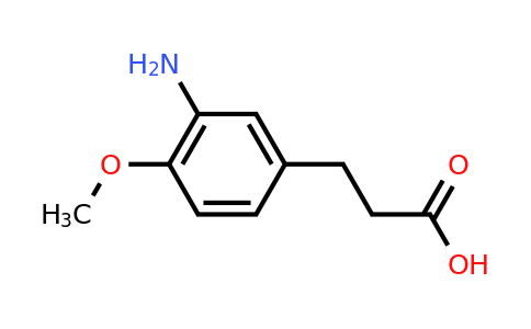 CAS 859189-60-9 | 3-(3-amino-4-methoxyphenyl)propanoic acid