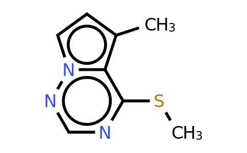 CAS 859205-88-2 | 5-Methyl-4-(methylthio)pyrrolo[1,2-F][1,2,4]triazine