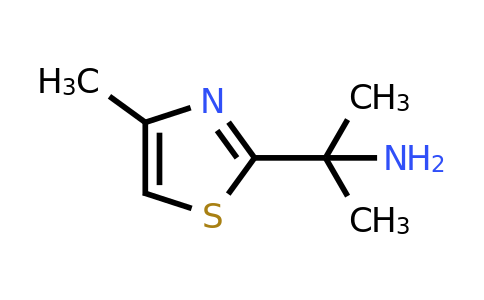 CAS 859466-62-9 | 2-(4-Methyl-1,3-thiazol-2-yl)propan-2-amine