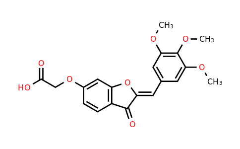 CAS 859662-11-6 | 2-((3-oxo-2-(3,4,5-trimethoxybenzylidene)-2,3-dihydrobenzofuran-6-yl)oxy)acetic acid