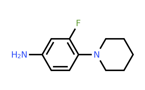 CAS 85983-56-8 | 3-Fluoro-4-(piperidin-1-yl)aniline