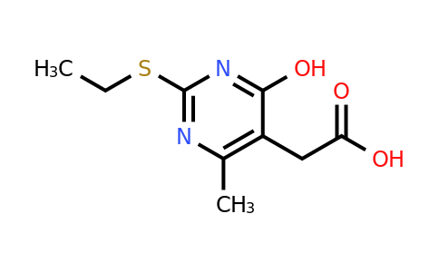 CAS 859956-98-2 | 2-(2-(Ethylthio)-4-hydroxy-6-methylpyrimidin-5-yl)acetic acid