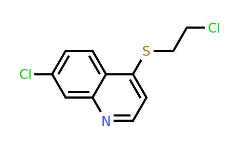 CAS 860196-73-2 | 7-chloro-4-[(2-chloroethyl)sulfanyl]quinoline