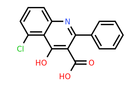 CAS 860205-42-1 | 5-Chloro-4-hydroxy-2-phenylquinoline-3-carboxylic acid