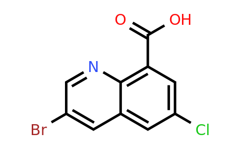 CAS 860206-90-2 | 3-Bromo-6-chloroquinoline-8-carboxylic acid