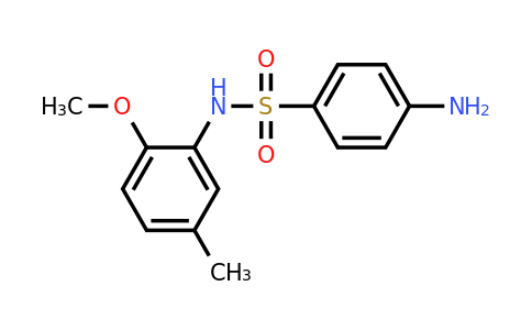 CAS 860241-91-4 | 4-Amino-N-(2-methoxy-5-methylphenyl)benzenesulfonamide