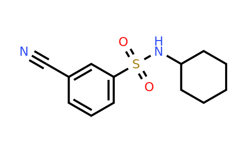 CAS 860515-68-0 | 3-Cyano-N-cyclohexylbenzenesulfonamide