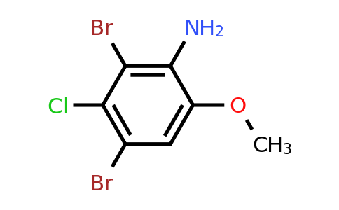 CAS 860586-90-9 | 2,4-Dibromo-3-chloro-6-methoxyaniline
