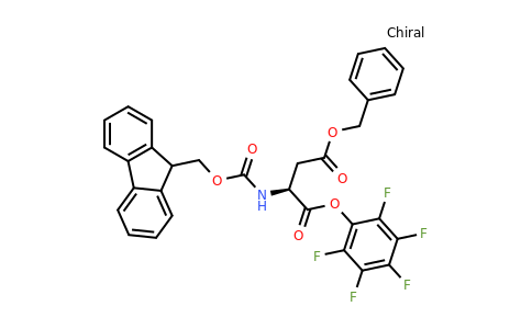 CAS 86061-03-2 | (S)-4-Benzyl 1-(perfluorophenyl) 2-((((9H-fluoren-9-yl)methoxy)carbonyl)amino)succinate