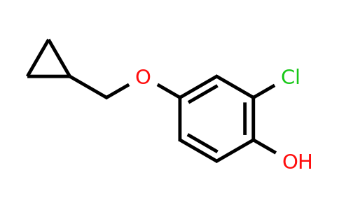 CAS 860616-68-8 | 2-Chloro-4-(cyclopropylmethoxy)phenol