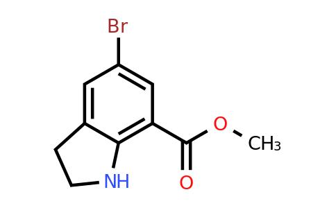 CAS 860624-88-0 | Methyl 5-bromoindoline-7-carboxylate