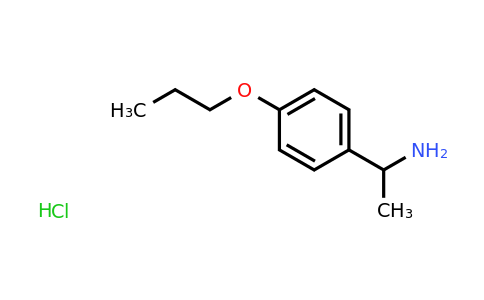 CAS 860701-75-3 | 1-(4-Propoxyphenyl)ethanamine hydrochloride