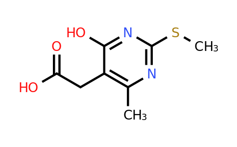 CAS 860760-44-7 | 2-(4-Hydroxy-6-methyl-2-(methylthio)pyrimidin-5-yl)acetic acid