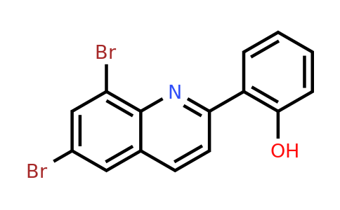 CAS 860784-08-3 | 2-(6,8-Dibromoquinolin-2-yl)phenol