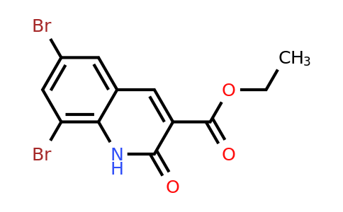 CAS 860787-14-0 | Ethyl 6,8-dibromo-2-oxo-1,2-dihydroquinoline-3-carboxylate