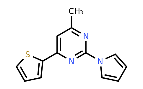 CAS 860788-67-6 | 4-Methyl-2-(1H-pyrrol-1-yl)-6-(thiophen-2-yl)pyrimidine