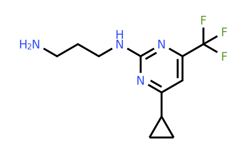 CAS 860790-29-0 | N1-(4-Cyclopropyl-6-(trifluoromethyl)pyrimidin-2-yl)propane-1,3-diamine