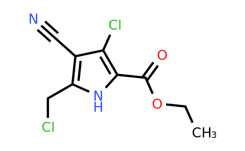 CAS 861034-57-3 | Ethyl 3-chloro-5-(chloromethyl)-4-cyano-1H-pyrrole-2-carboxylate