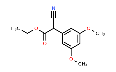 CAS 861064-92-8 | Ethyl 2-cyano-2-(3,5-dimethoxyphenyl)acetate