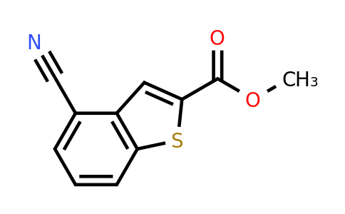 CAS 861218-72-6 | Methyl 4-cyano-benzo[b]thiophene-2-carboxylate