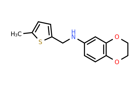 CAS 861224-74-0 | N-[(5-Methylthiophen-2-Yl)Methyl]-2,3-Dihydro-1,4-Benzodioxin-6-Amine