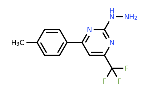 CAS 861227-55-6 | 2-Hydrazinyl-4-(p-tolyl)-6-(trifluoromethyl)pyrimidine