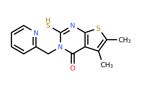 CAS 861239-58-9 | 5,6-Dimethyl-3-(pyridin-2-ylmethyl)-2-sulfanyl-3H,4H-thieno[2,3-d]pyrimidin-4-one