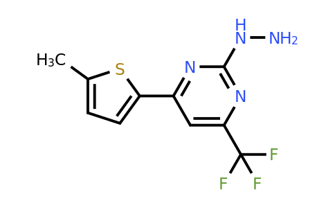CAS 861432-48-6 | 2-Hydrazinyl-4-(5-methylthiophen-2-yl)-6-(trifluoromethyl)pyrimidine