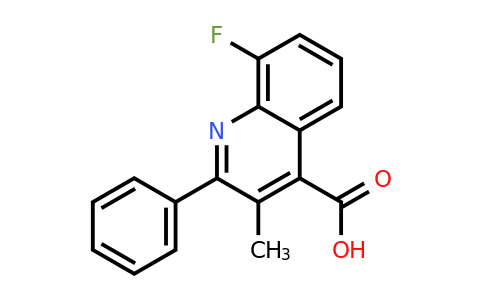 CAS 861438-77-9 | 8-Fluoro-3-methyl-2-phenylquinoline-4-carboxylic acid