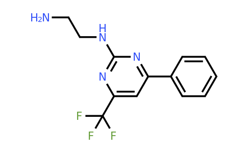 CAS 861439-50-1 | N1-(4-Phenyl-6-(trifluoromethyl)pyrimidin-2-yl)ethane-1,2-diamine