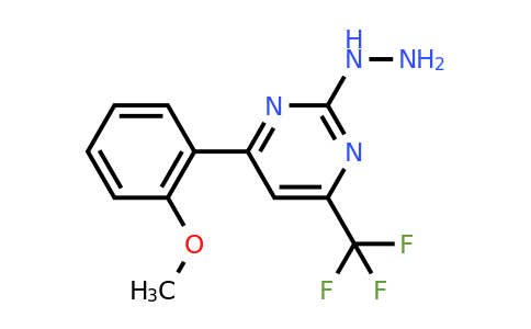 CAS 861440-88-2 | 2-Hydrazinyl-4-(2-methoxyphenyl)-6-(trifluoromethyl)pyrimidine