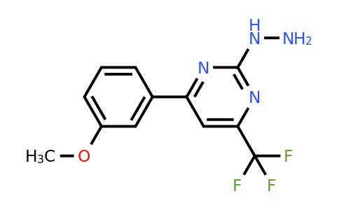 CAS 861440-89-3 | 2-Hydrazinyl-4-(3-methoxyphenyl)-6-(trifluoromethyl)pyrimidine