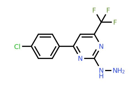 CAS 861451-58-3 | 4-(4-Chlorophenyl)-2-hydrazinyl-6-(trifluoromethyl)pyrimidine