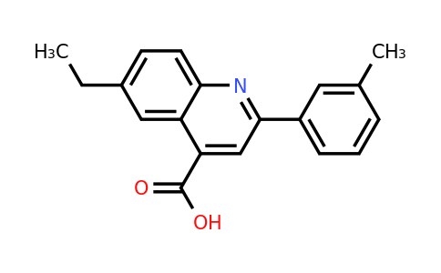CAS 861453-64-7 | 6-Ethyl-2-(m-tolyl)quinoline-4-carboxylic acid
