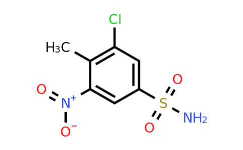 CAS 861560-71-6 | 3-Chloro-4-methyl-5-nitrobenzene-1-sulfonamide