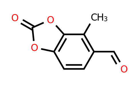 CAS 861560-76-1 | 4-Methyl-2-oxobenzo[d][1,3]dioxole-5-carbaldehyde