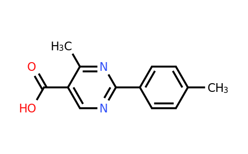 CAS 861583-66-6 | 4-Methyl-2-(p-tolyl)pyrimidine-5-carboxylic acid