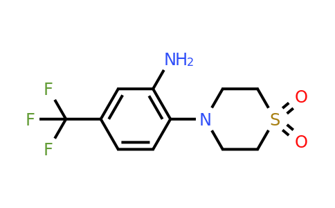CAS 861881-11-0 | 4-[2-amino-4-(trifluoromethyl)phenyl]-1lambda6-thiomorpholine-1,1-dione