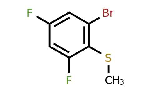 CAS 861931-33-1 | 1-Bromo-3,5-difluoro-2-methylsulfanylbenzene